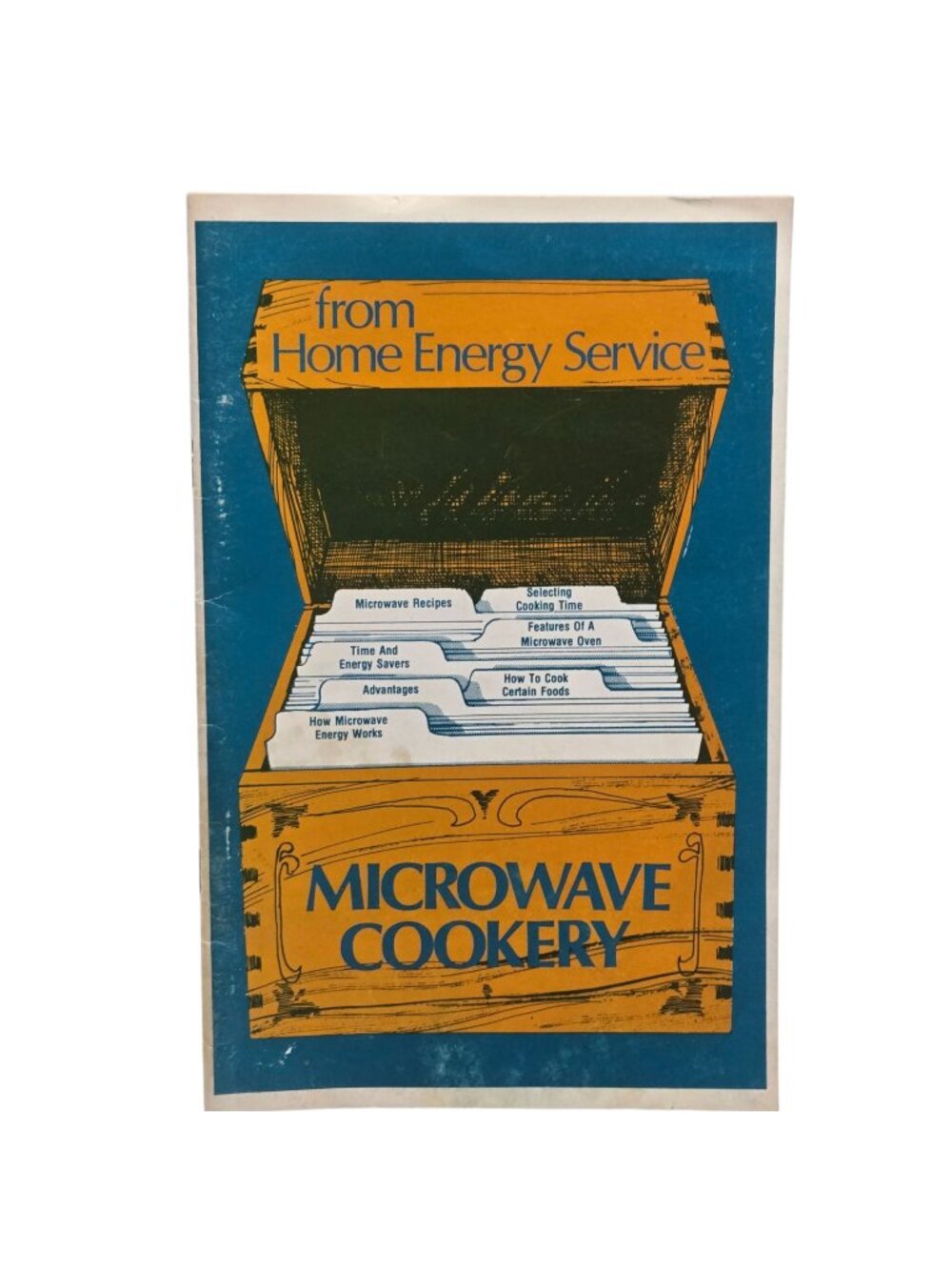 Microwave Cookery Cookbook Booklet By Home Energy Service 1970s Recipes and Tips